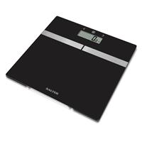 Salter Glass Body Analyser Bathroom Scales - Black