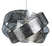 Argos Home Metal Fretwork Ribbon Twist Pendant Shade - 35cm