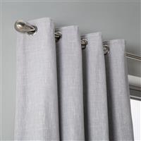 Habitat Blackout Fully Lined Eyelet Curtains - Dove Grey