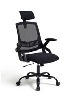 Habitat Milton Mesh Ergonomic Office Chair - Black