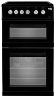 Beko KDVC563AK 50cm Double Oven Electric Cooker - Black