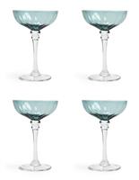 Habitat Japonica Set of 4 Champagne Coupe