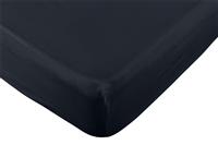 Habitat Pure Cotton 200TC Navy Fitted Sheet - Superking