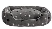 Stars Plush Square Bed - Medium