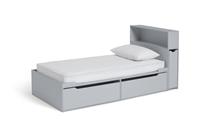 Habitat Lloyd Storage Cabin Bed, Hboard & Mattress - Grey