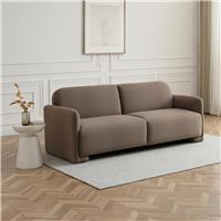 Kyoto Ralph Small Double Velvet Clic Clac Sofa Bed - Taupe