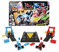Monster Jam Monster Motors Rev Up Raceway Playset