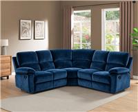 Argos Home Toby Recliner Corner Sofa - Blue