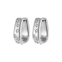 Olivia Burton Celestial Stainless Steel Wide Hoop Earrings