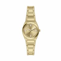 Fossil Everett Three Hand Gold Tone Stainless Steel Bracelet Watch