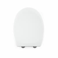Beldray Antibac Plastic Soft Close Quick Release Toilet Seat - White