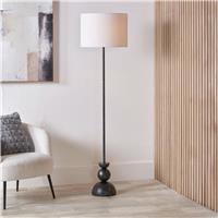 Pacific Vala Steel Texture Ball Statement Floor Lamp - Graphite