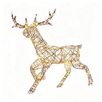 Premier Decorations Prelit Christmas 286 LED Stag Decoration