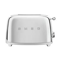 Smeg TSF01SSUK 2 Slice Toaster - Polished Stainless Steel