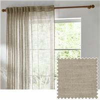 Yard Cirrus Sheer Tap Top Curtains - Linen - 290x250cm