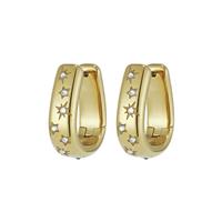 Olivia Burton Celestial Gold Plated Wide Hoop Earrings