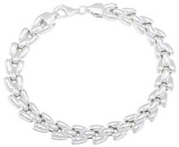 Revere Sterling Silver Flat Link Bracelet