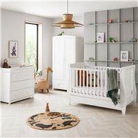 Babymore Stella 3 Piece Room Set - White