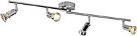 Argos Home Cromer 4 Spotlight Ceiling Bar - Chrome Plated