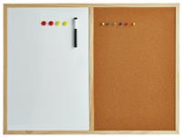 Cathedral 2 in 1 Cork Board and White Memo Board