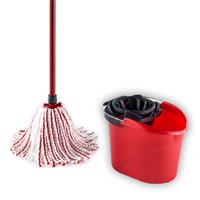 Vileda 10 Litre Microfibre Power Mop and Bucket Set
