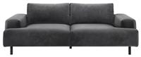 Habitat Julien Velvet 3 Seater Sofa - Grey