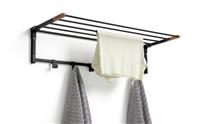 Argos Home 4.5m Wall Mounted Clothes Airer with Hooks