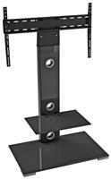 AVF Column Mount Up to 65 Inch TV Stand - Black