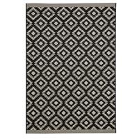 Argos Home Geo Utility Woven Rug - 120x170cm - Black & White