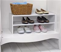 Argos Home 2 Shelf Internal Wardrobe Shoe Rack - White