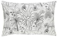 Habitat Jungle Cotton Standard Pillowcase Pair -White &Black