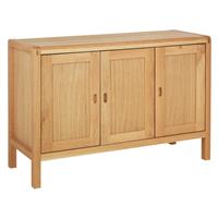 Habitat Radius 3 Door Oak Sideboard