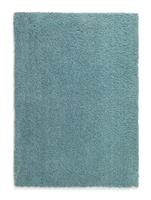 Habitat Recycled Cosy Plain Shaggy Rug - 160x230cm - Blue