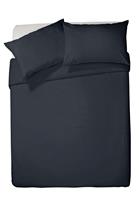 Habitat Pure Cotton 200TC Navy Bedding Set - Double