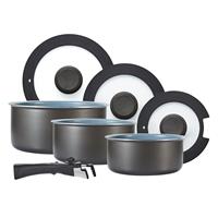 Tower Freedom 7pc Saucepan Set plus handle