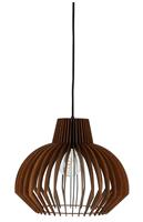 Habitat Achille Walnut Plywood Easy Fit Pendant Shade - 43cm