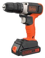 Black + Decker 18V Cordless Lithion Drill Driver with Access