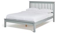 Habitat Aspley Double Wooden Bed Frame - Grey