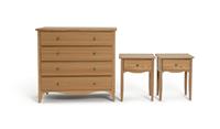 Habitat Margot 2 Bedside & 4 Drawer Chest Set - Pine