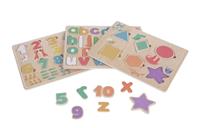 Chad Valley Wooden Puzzles - 3 Pack