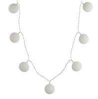 Argos Home Ball String Lights - White