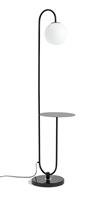 Habitat Sagara Opal Shelf Floor Lamp - Black