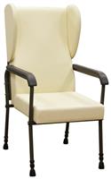 Aidapt Chelsfield Fabric Wingback Chair - Cream