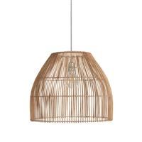 Habitat Emillius Neutral Rattan Easy Fit Pendant Shade -51cm