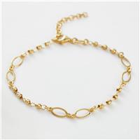 Revere Gold Plated 925 Sterling Silver Oval Element Bracelet
