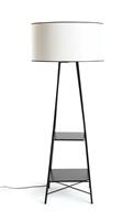 Habitat Thasia Floor Lamp - Black and White