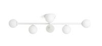 Habitat Alonso 6 Light Bathroom Flush Ceiling Light - White