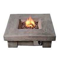 Teamson Home HF11501AA UK Gas Fire Pit With Cover