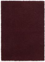 Habitat Recycled Cosy Plain Shaggy Rug - 60x100cm - Berry