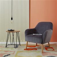 Habitat Lockie Metal Ceiling Light Fitting - Black